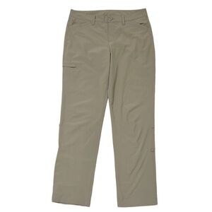 Eddie Bauer Tan‎ Adventurer Roll-Up Pant Women’s Hiking Pants Sz 8